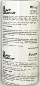 MONARCH 1110 WHITE LABELS CASE