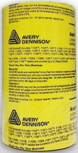 MONARCH 1110 YELLOW LABELS